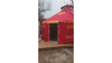 Mongolian yurt finished product display