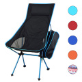 HooRu Lightweight Portable Chair Beach Fishing Folding Backrest Chair Outdoor Backpacking Camping Garden Chairs with Carry Bag