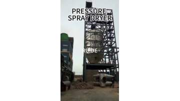 Pressure spray dryer