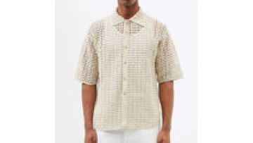 Custom Hot Sale High Fashion Turn Down Collar Short Sleeve Button Down Shirt For Man1