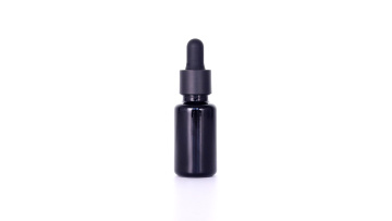 Serum Bottles With Black Matte Glass Droppers