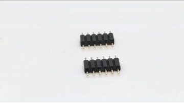 2.0mm Pitch Pin header  Connector Single Row Straight SQ0.5mm H5.5mm With Threefold Layer Plastic 1*6P