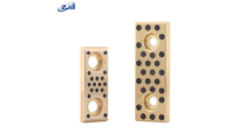 Self lubricating Bronze Graphite Sliding Pads Oilless Lubricating Wear Plates Bronze Plates With Graphite1