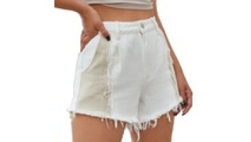 Sex Hot Cut and Sew Patchwork Short Jeans Woman Sexy Women Tight Shorts1