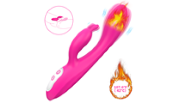 S-HANDE Rabbit Vibrator with G Spot Stimulation, Clitoris Clitoral Heating Function - Sexual Toy for Women1