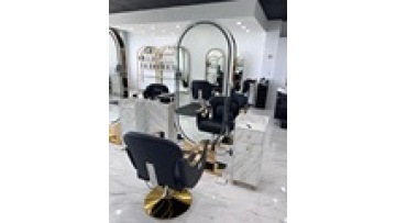 Barber shop low price Free sample Explosion proof lenses Single double-sided floor hairdressing led makeup beauty salon mirror1
