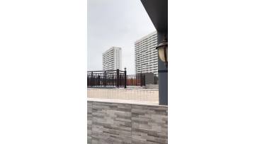 Aluminum alloy balcony protective guardrail