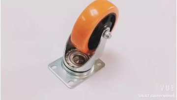 Orange PVC Caster