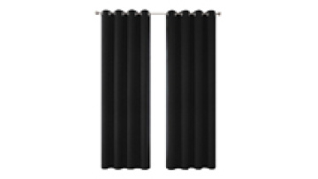 Outdoor Black Soundproof Curtain Wholesale Blackout Window Curtain For Home1