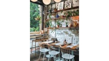 Factory wholesale  modern fashion commercial   furniture cafe metal and wood dining  restaurant wooden kitchen table1