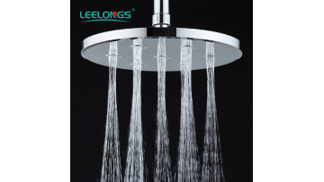 Easy Clean 9 inch rainfall strong jet 7 independent knit rain spray shower head  high pressure full chrome overhead shower head1