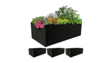 Felt Flower Pots Planting Bags Planter Pot with Handles for Flowers Vegetables Plants Rectangular Grow Bag1
