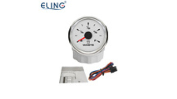 ELING 52mm Holding Tank Level Gauge - Sewage Meter with 8 Colors Backlight (0-190ohm, 240-33ohm) for Car, RV, and Vessels (12V/24V)1