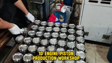 Gain an in-depth understanding of the manufacturing process of engine pistons