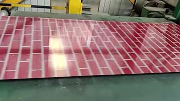 Color coating roll