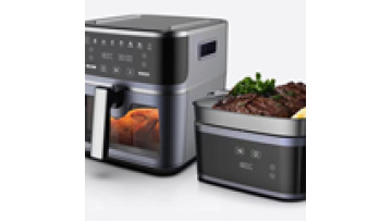 2 in 1 Multifunctional 1700W air Fryer Design of Visual Glass Perspective Window 3C GS CB ETL CE Certificates Passed Grill1