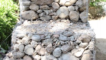 Hot dipped galvanized PVC coated 2m*1m*1m Cheap 2.7mm Gabion box/Basket/Mattress Stone Cages1