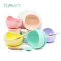 Baby Silicone Children's Dishes Dining Plate Top For Feeding BPA Free Tableware Fruit Platos Children Baby Feeding Dinner Bowl