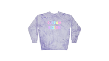 Custom your design retro tie dye Unisex Color Blast Crewneck Sweatshirt hoodie1