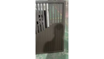 Aluminum alloy screen production