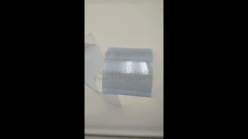 rigid light blue PETG sheet pharma grade packaging