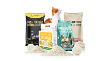 100% Natural Arena Para Gatos Bulk Plant Cassava Cat Litter1