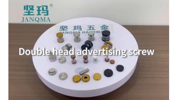 Double head advertising screw show