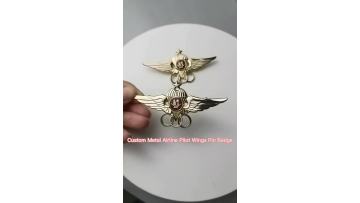 Metal enamel pin