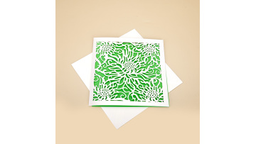 Luxury Laser Cut Handmade Greeting Card