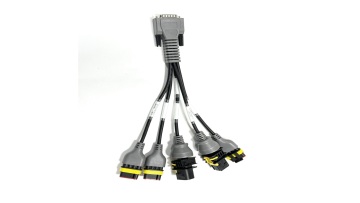 Custom HDB26 Male to 5 Way Urea Level Sensor Wiring Harness