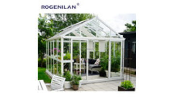 Rogenilan Aluminum alloy sunroom custom seal balcony terrace aluminum doors and windows villa outdoor courtyard glass house1
