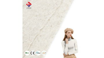 New Design High Quality Jacquard Crepe Knitted Polyester Linen Spandex Fabric for Sweater1