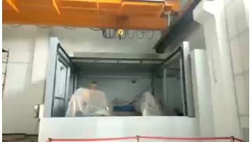 90 degree spiral roll up door