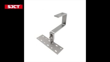 Solar tile roof hook