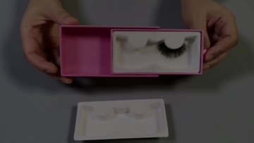 Custom Biodegradable Paper Pulp Molded Eyelash Packaging Box &Tray1