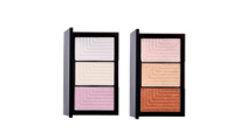 ARTMISS Makeup 3 Color 3D glitter Highlighter pressed Powder Palette1