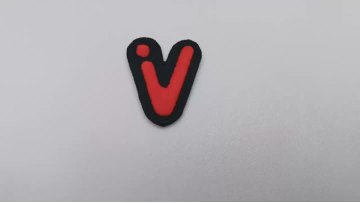 Small-sized full embroidery patch