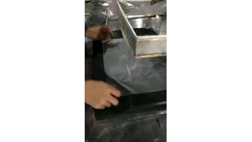 PVC bag high frequency welding machine.mp4