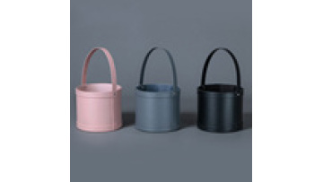 Wholesale Special Paper Boxes Cylinder Box Black Matt Embossing Flower Boxes1