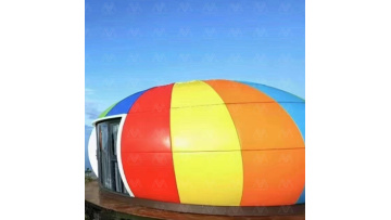 Prefabricated round spaceship house