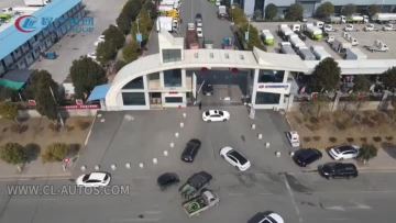 Aerial footage of the factory NO.2