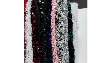 2021 latest cheap nigeria dubai wedding mesh ombre 2 tone royal blue tulle embroidery lace sequins fabrics for women dress1