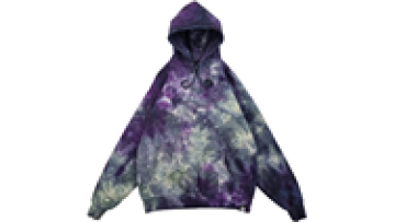 Custom Purple and Grey  Purple Galaxy Tie Dye Hoodie1