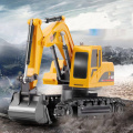 2.4Ghz 6 Channel 1:24 RC Excavator toy RC Engineering Car Alloy and plastic Excavator RTR For kids Christmas Toys