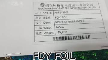 New Designer Made Foil Knitting Crushed Knitted Crepe Fabric 100 Polyester Knit Fabric1