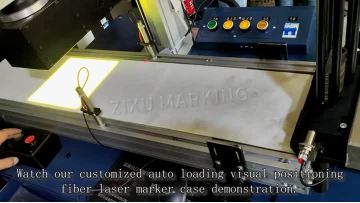 In-line MOPA Fiber Laser Marking Machine