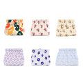 Mini Pocket Cosmetic Bag Waterproof Printed Floral Makeup Pouch For Purse Travel Makeup Organizer Bag for Lipstick Headphones