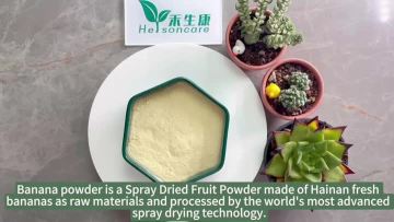 Banana powder spray dried