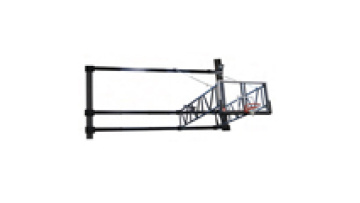 High Quality Adjustable Hoop Stand Adult Wall-Hang Basketball Rack Wall Mounted Electric Folded Basketball Backstop1
