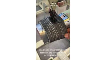 Double Needle Cylinder Bed Filter Bags Sewing Machine FOXSEW FX-8341